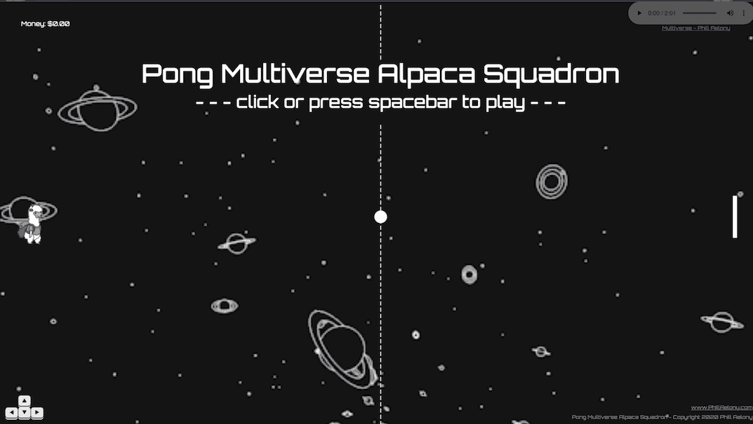 Pong Multiverse Alpaca Squadron screenshot